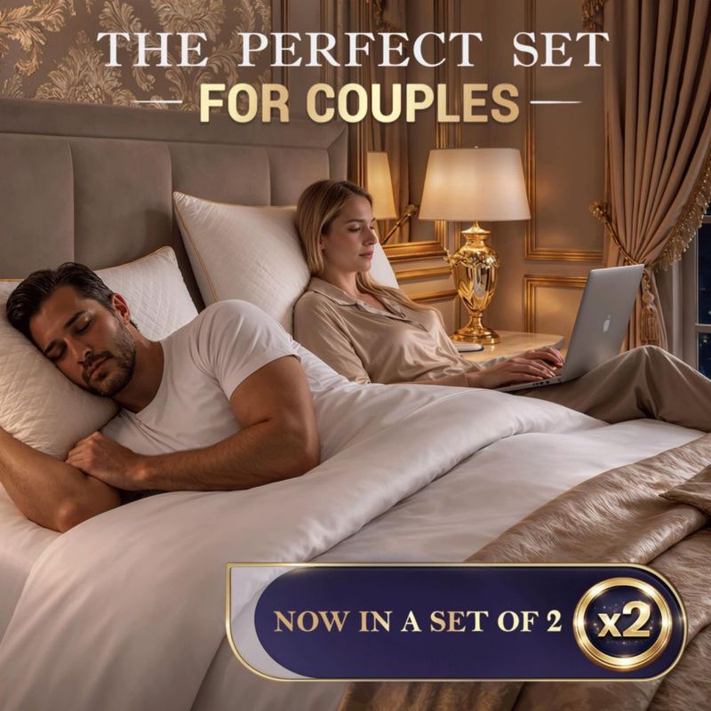 Almohada Royal Therapy Queen 2 unidades de espuma de memoria desmenuzada