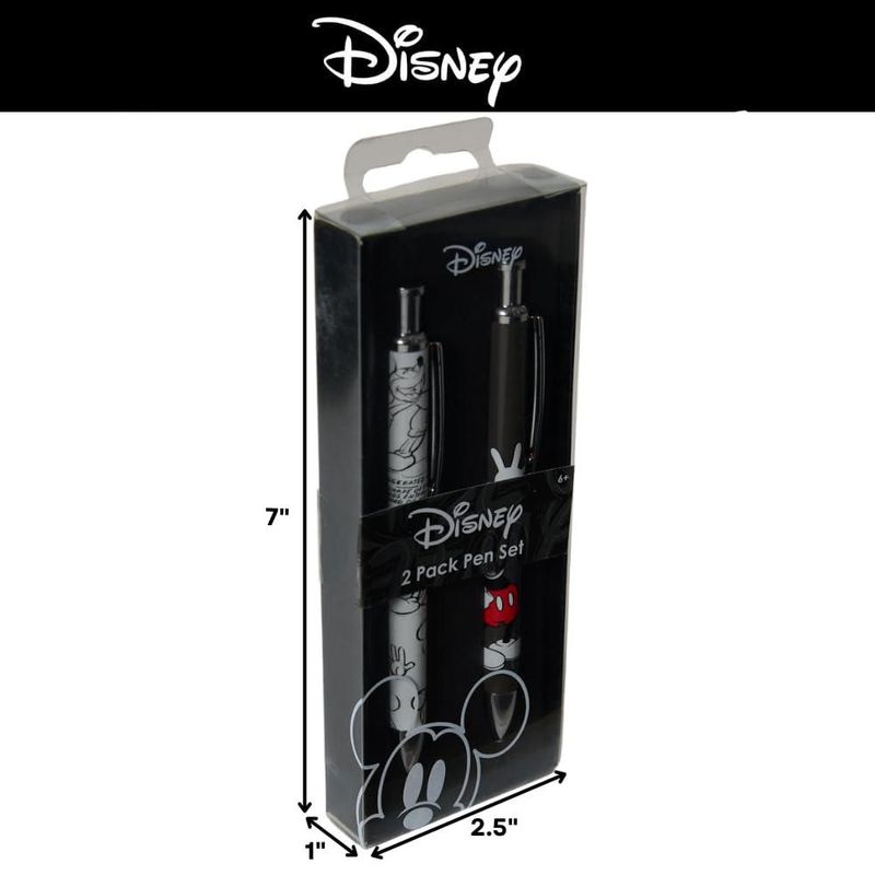 Set de 2 bolígrafos Innovative Designs Disney Mickey con tinta negra
