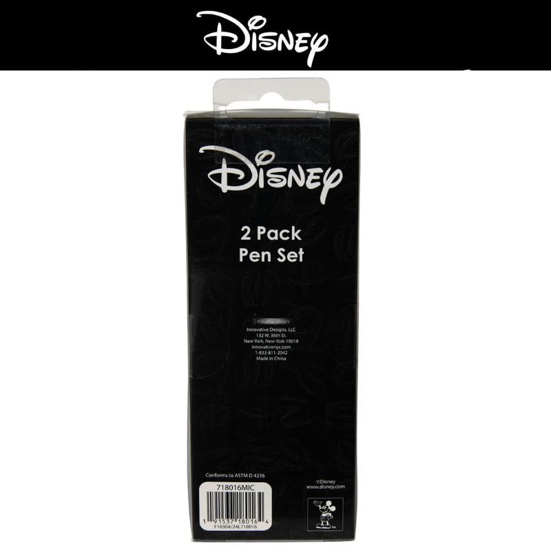 Set de 2 bolígrafos Innovative Designs Disney Mickey con tinta negra