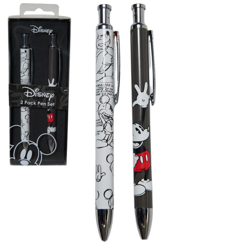 Set de 2 bolígrafos Innovative Designs Disney Mickey con tinta negra