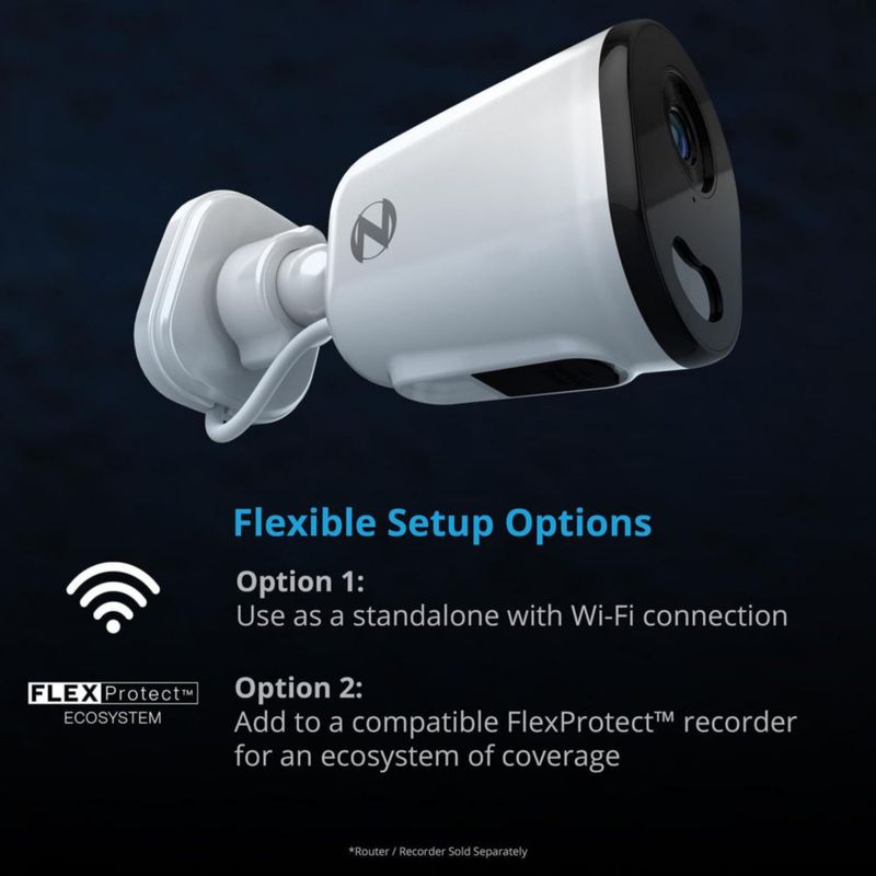Cámara de seguridad Night Owl Plug-In Wi-Fi 4K HD con audio bidireccional