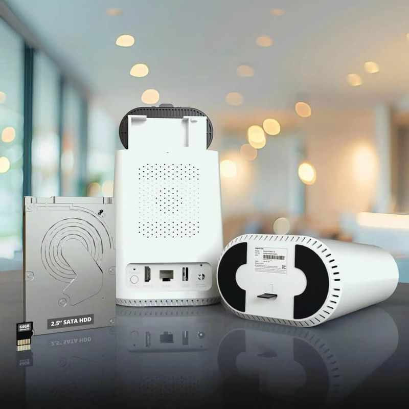 Hub Wi-Fi Night Owl con tarjeta microSD de 64 GB y 4 cámaras con batería