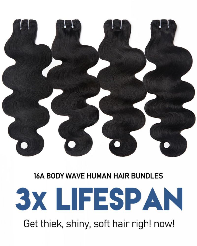 Extensión de cabello Lucklady Body Wave 51 56 y 61 cm