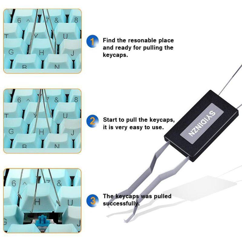Extractor de teclas SYIDINZN de acero inoxidable