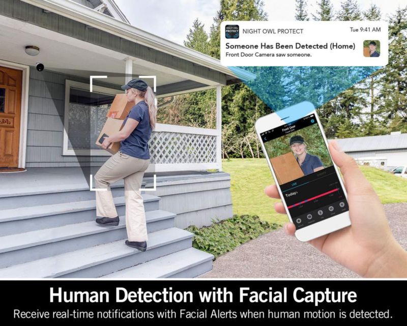 Cámara de Seguridad Night Owl WNIP2 1080p Wi‑Fi con Foco Iluminador