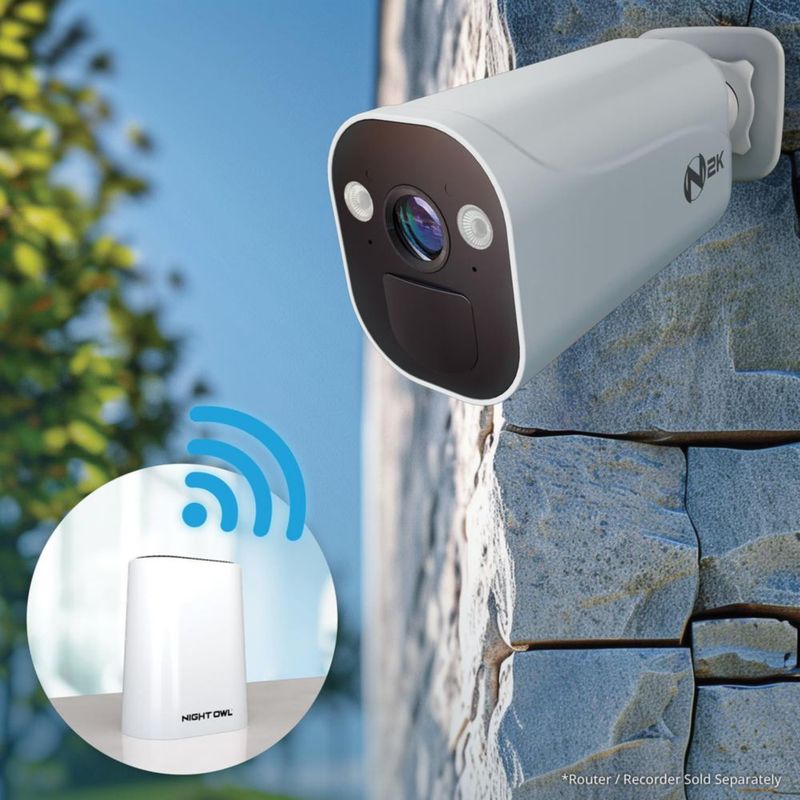 Cámara de seguridad Night Owl Wire Wire 2K HD con audio bidireccional