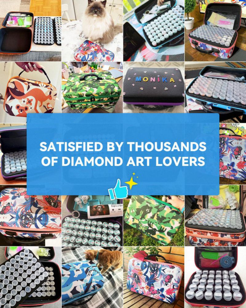 Contenedor de Almacenamiento ARTDOT de 420 Compartimentos para Kits de Arte con Diamantes