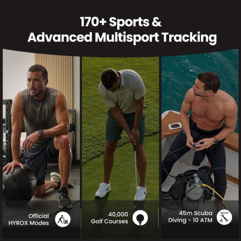 Reloj inteligente Amazfit Balance 2 de 47 mm AMOLED con cristal de zafiro