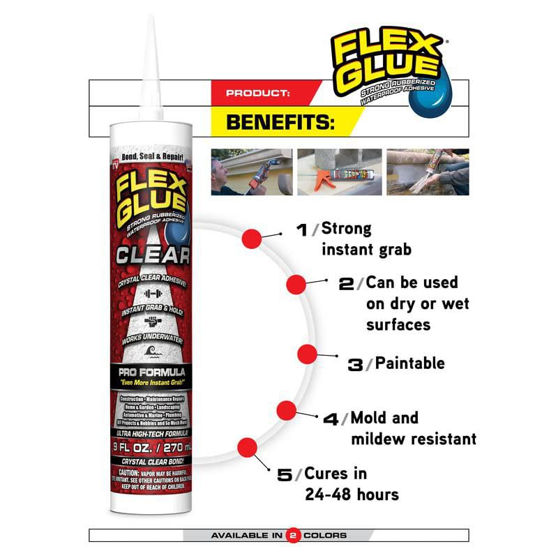 Adhesivo Swift Response Flex Glue Pro White 300 ml paquete de 6