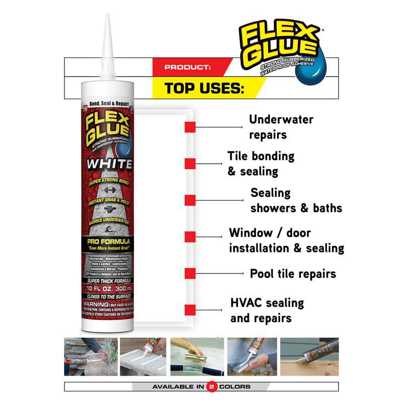 Adhesivo Swift Response Flex Glue Pro White 300 ml paquete de 6