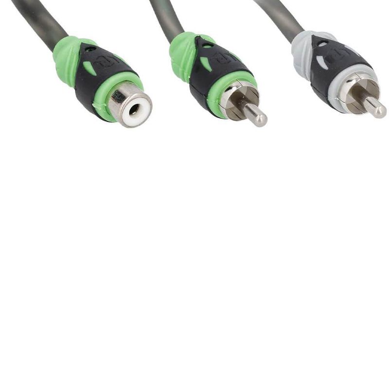 Adaptador RCA en Y RAPTOR Serie PRO 1 hembra / 2 machos