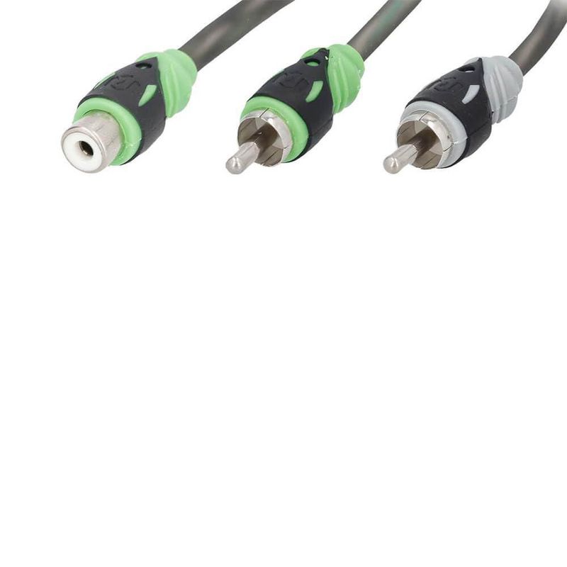 Adaptador RCA en Y RAPTOR Serie PRO 1 hembra / 2 machos