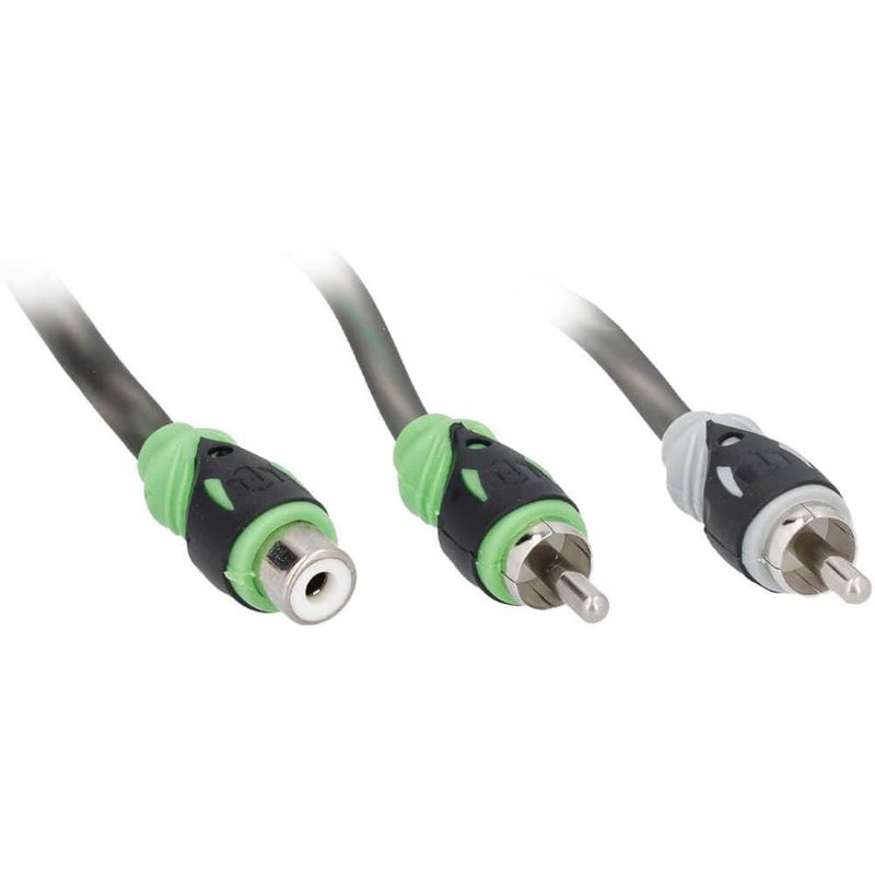 Adaptador RCA en Y RAPTOR Serie PRO 1 hembra / 2 machos
