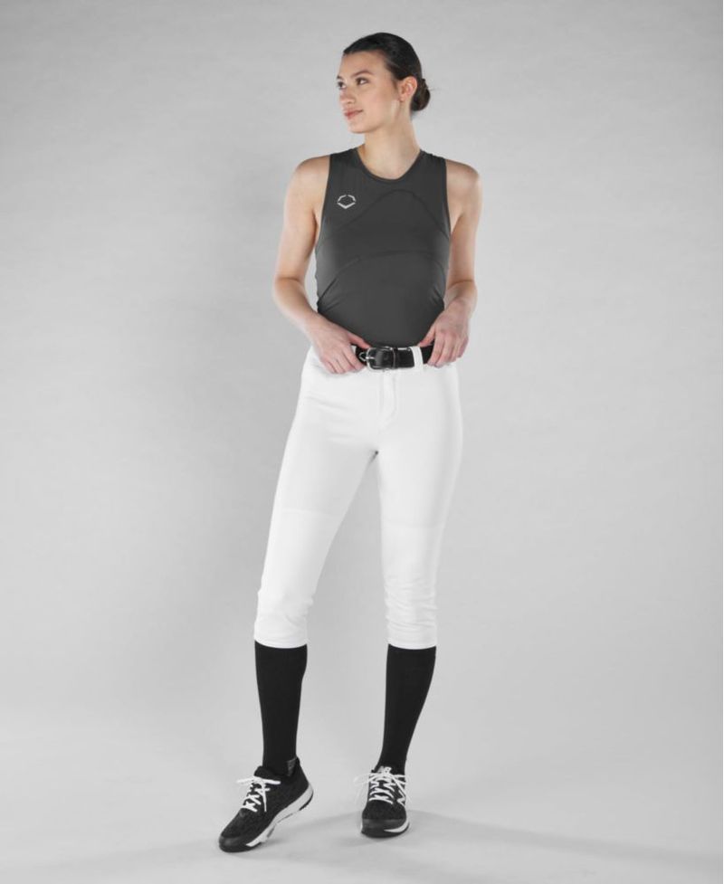 Protector de Pecho EvoShield para Mujer talla S gris sin mangas