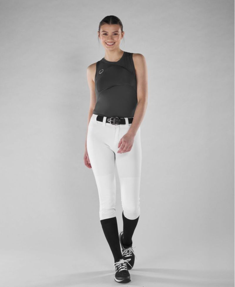 Protector de Pecho EvoShield para Mujer talla S gris sin mangas