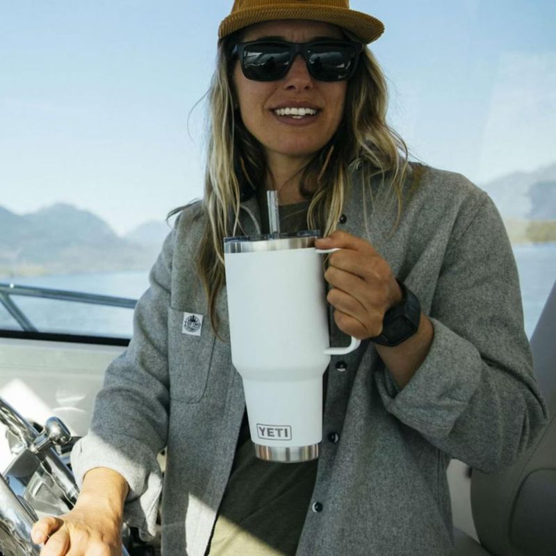 Tapa de repuesto con pajita para taza YETI Rambler de 42 oz