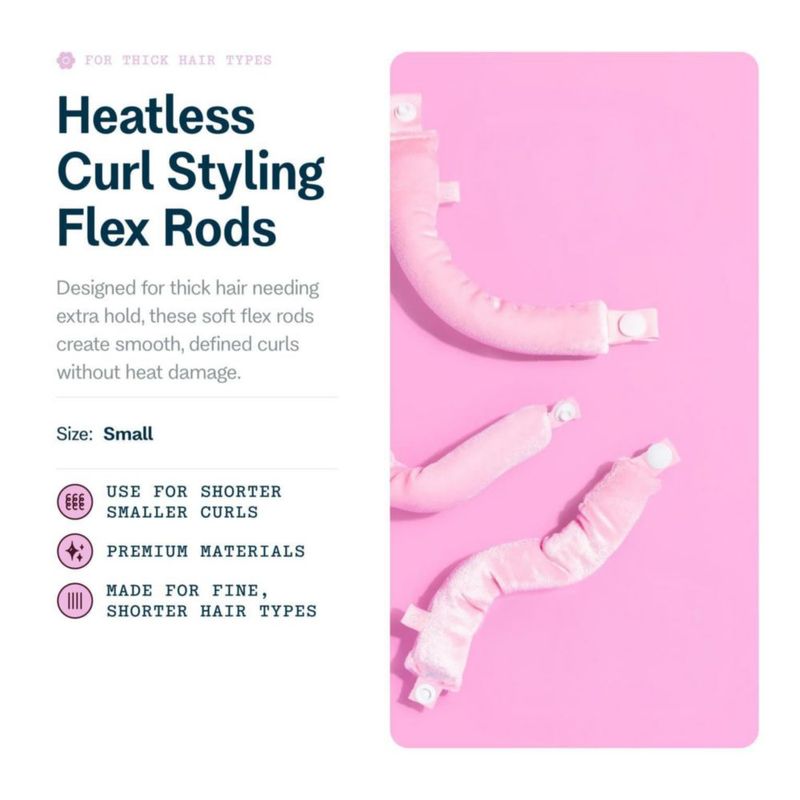Rizador de Cabello GIMME Chill Curl Flex Rods - Pack de 6 para Cabello Fino
