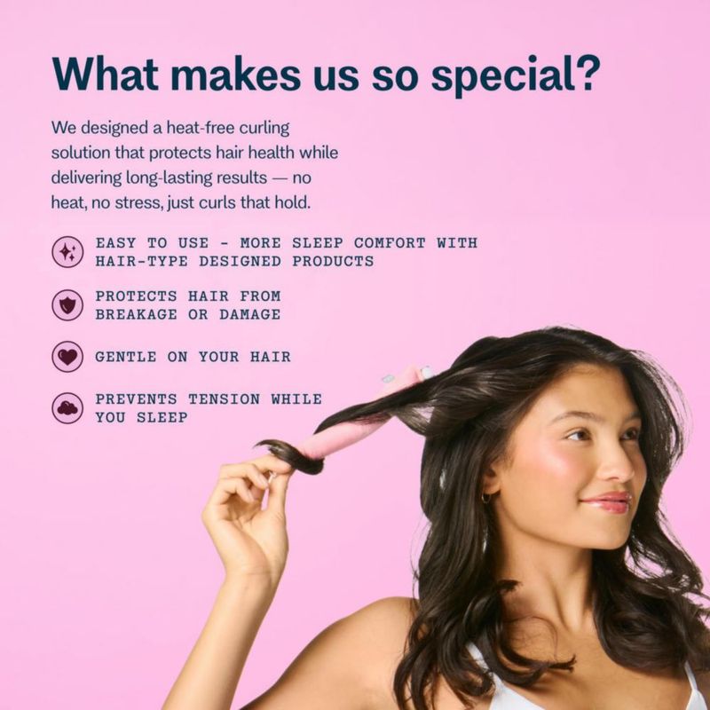 Rizador de Cabello GIMME Chill Curl Flex Rods - Pack de 6 para Cabello Fino