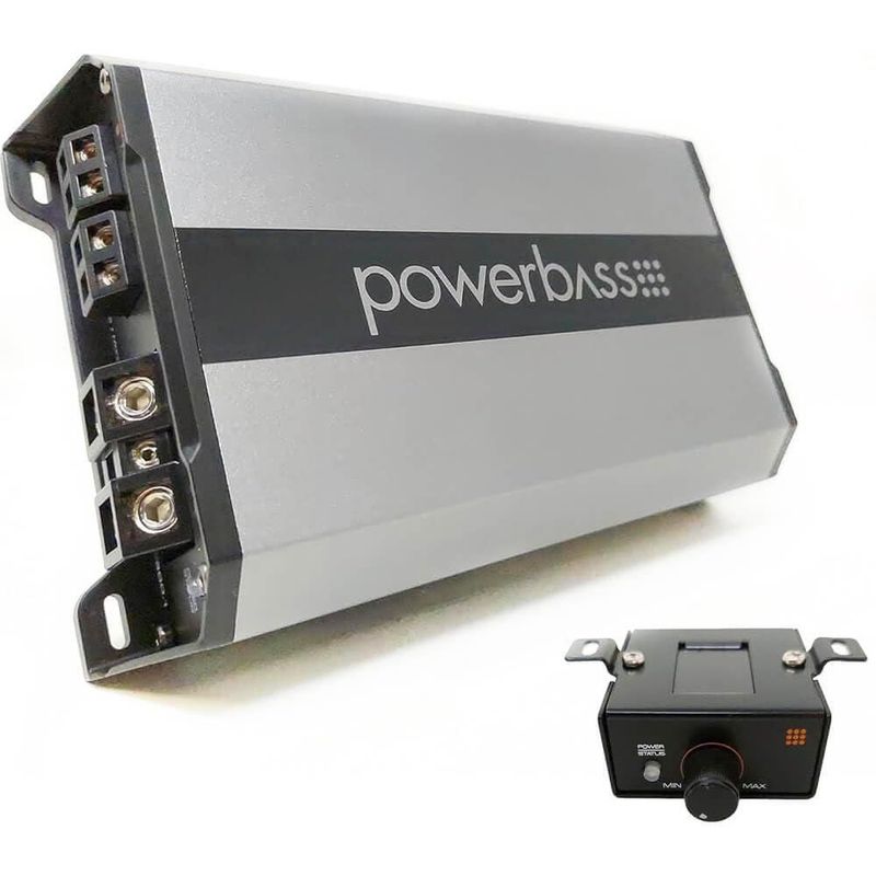 Amplificador PowerBass PBM-500 500W mono de 2 ohmios mini