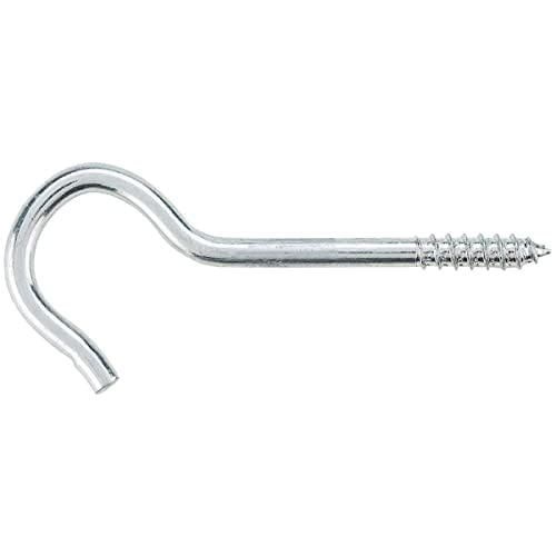 Gancho de rosca con extremo redondo National Hardware 98 cm chapado en zinc