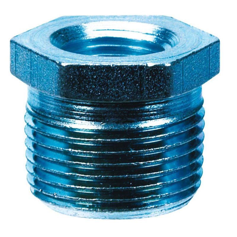 Casquillo hexagonal Billco 1/2 pulg MPT x 1/4 pulg 2 cm galvanizado