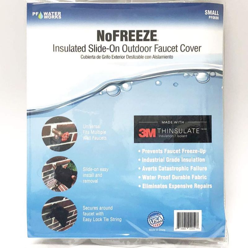 Funda aislante Faucet PermaFlow PF0690 NoFreeze de 15 x 18 cm