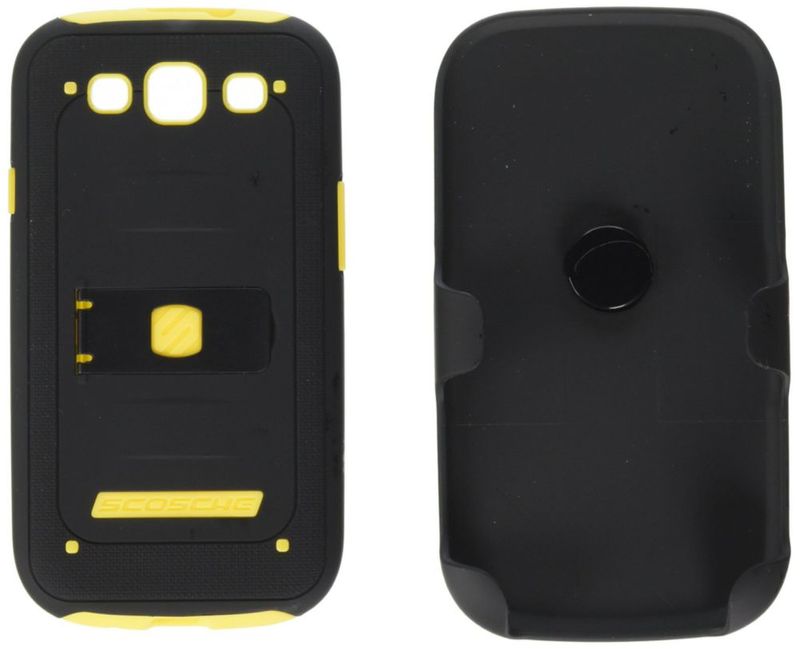 Funda con Funda Holster Scosche para Galaxy S3 Amarilla
