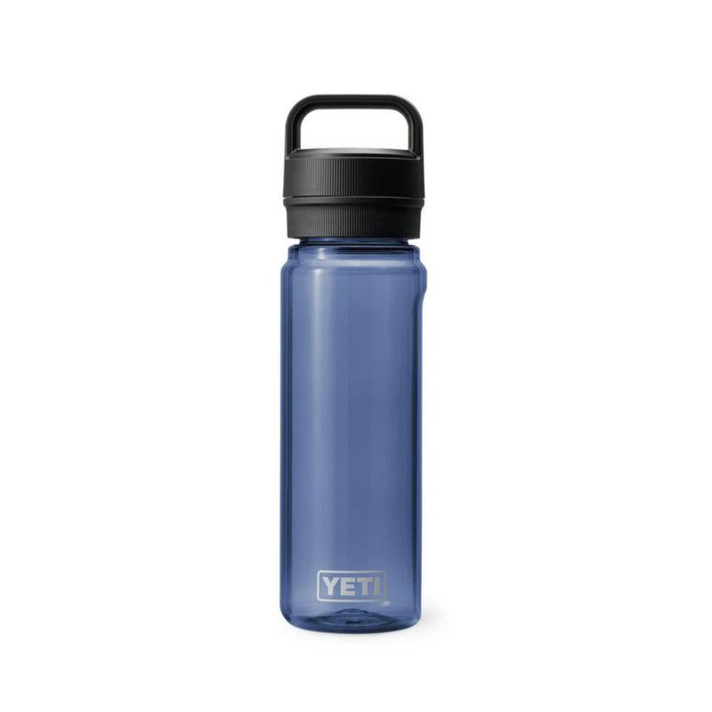 Botella de agua Yeti Yonder 750 ml con tapa Yonder Chug color azul marino