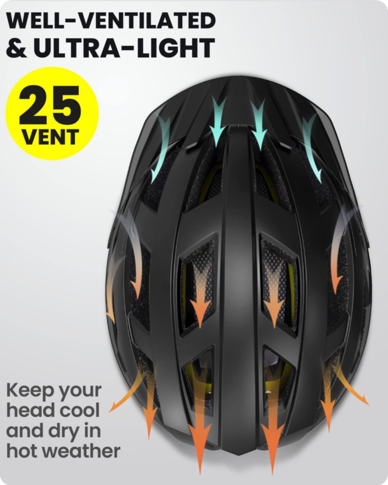 Casco de ciclismo OutdoorMaster MIPS Carbon Black para adulto