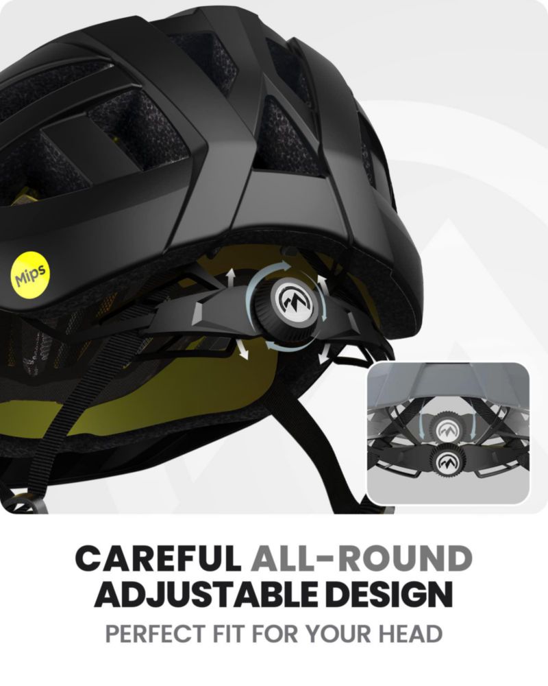 Casco de ciclismo OutdoorMaster MIPS Carbon Black para adulto