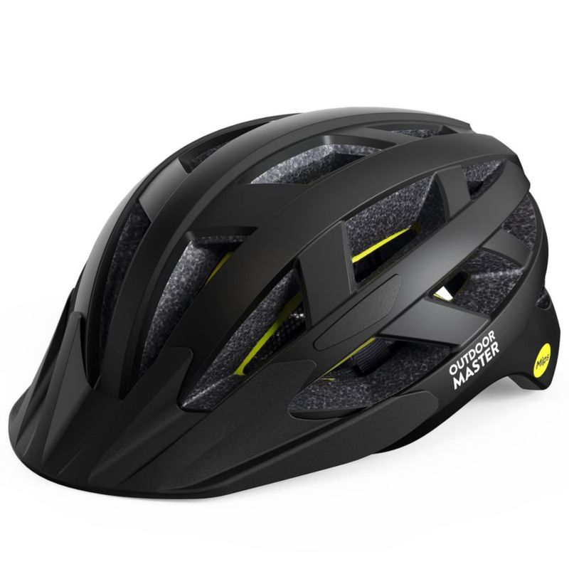 Casco de ciclismo OutdoorMaster MIPS Carbon Black para adulto