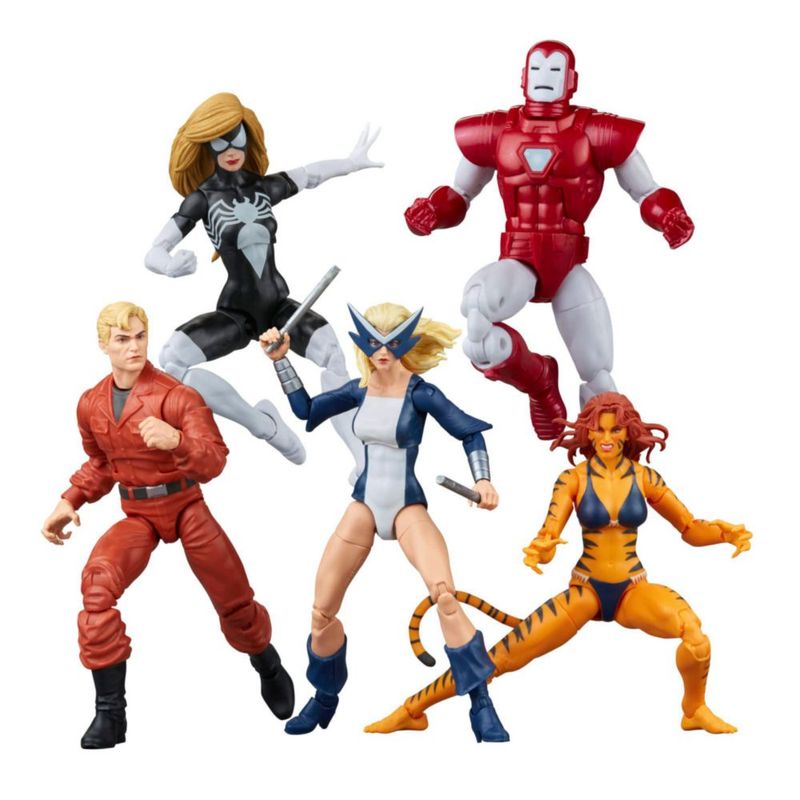 Figuras de acción Marvel Legends The West Coast Avengers x5