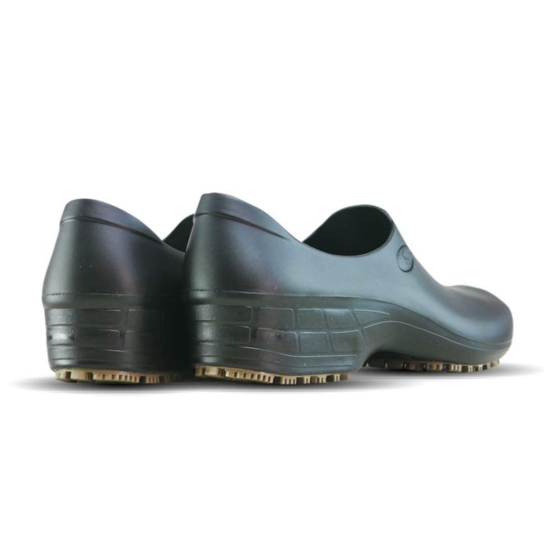Zapatos de enfermería Sticky talla 7.5 impermeables antideslizantes color negro