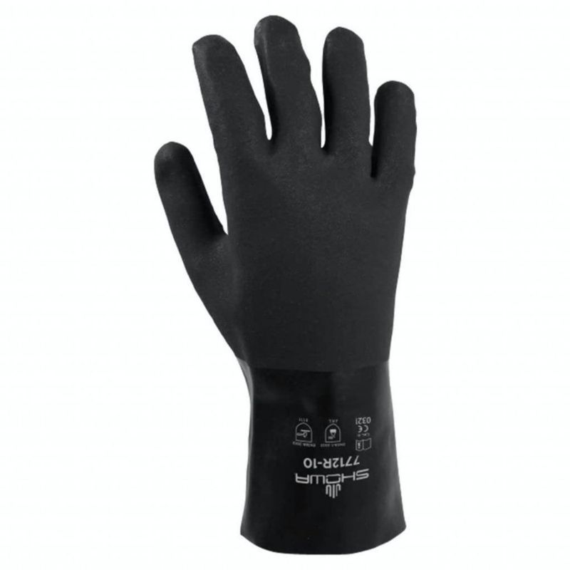 Guante de Seguridad Resistentes a Químicos SHOWA 7712 en PVC 30 cm Grande