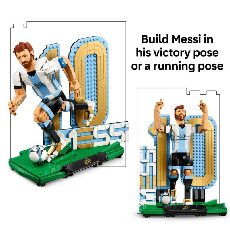 Set de construcción LEGO 43015 Lionel Messi leyenda del fútbol