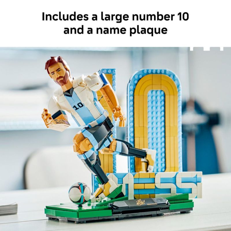 Set de construcción LEGO 43015 Lionel Messi leyenda del fútbol