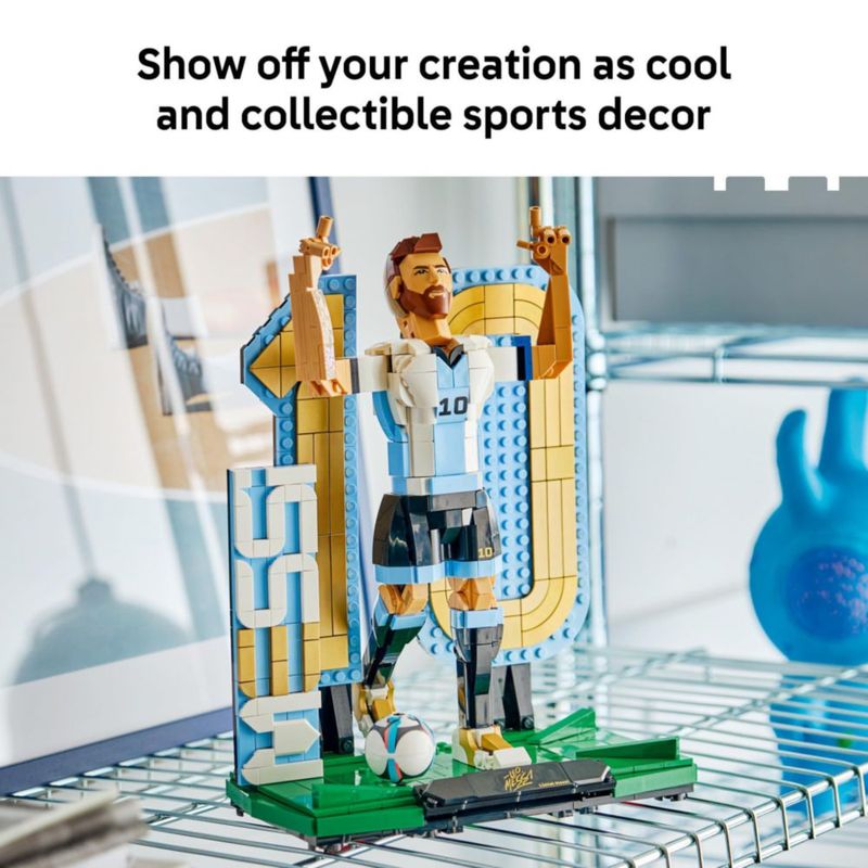 Set de construcción LEGO 43015 Lionel Messi leyenda del fútbol