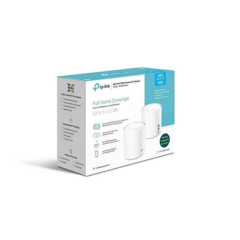 Sistema Wi-Fi TP-Link Deco W3600 Whole-Home Mesh Wi-Fi 6