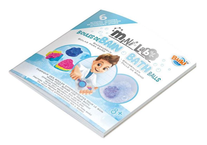 Kit DIY de bombas de baño Buki Mini Lab para niños de 8+