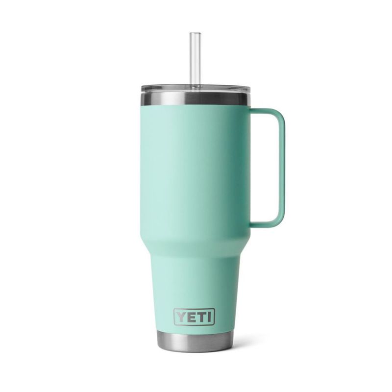 Taza YETI Rambler de 125 litros con tapa de pajita con aislamiento al vacío espuma de mar