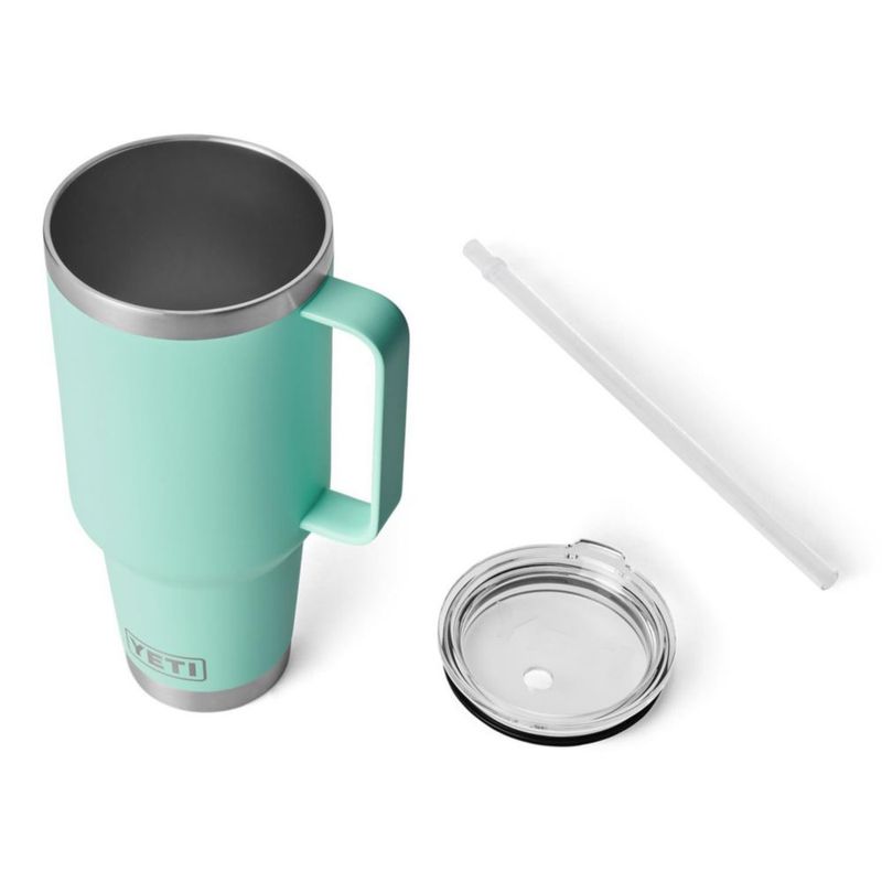 Taza YETI Rambler de 125 litros con tapa de pajita con aislamiento al vacío espuma de mar