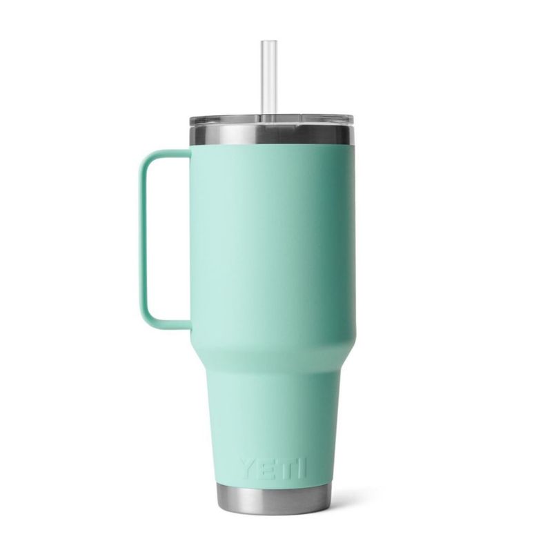 Taza YETI Rambler de 125 litros con tapa de pajita con aislamiento al vacío espuma de mar