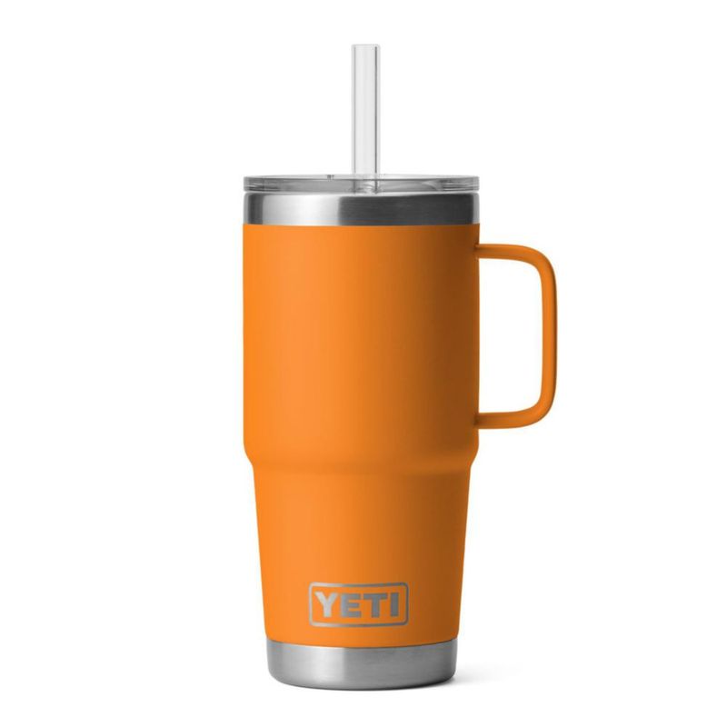 Taza YETI Rambler 750 ml con pajita aislada al vacío acero inoxidable