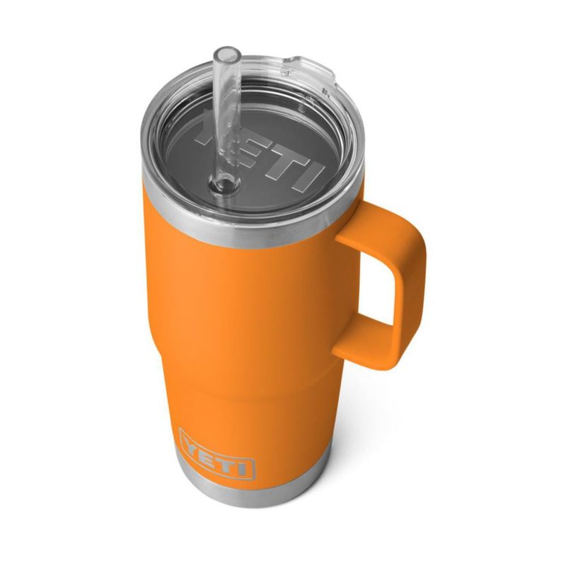 Taza YETI Rambler 750 ml con pajita aislada al vacío acero inoxidable
