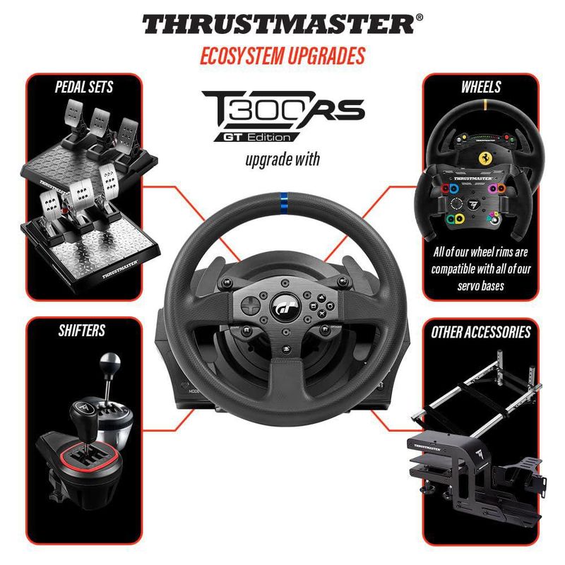 Volante de carreras THRUSTMASTER T300RS Force Feedback GT PS5/PS4/PC