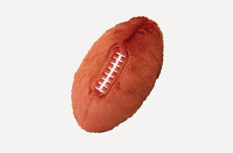 Juguete para Perro Fluff & Tuff Pelota de Fútbol Ultra‑Suave 20 cm