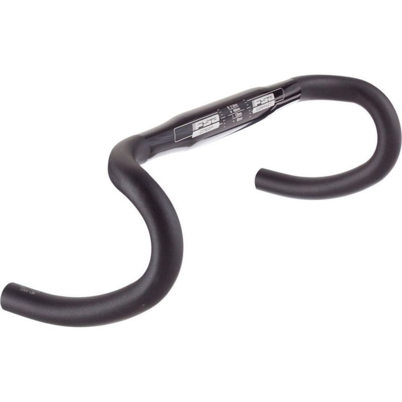 Manillar FSA Omega Compacto 42 cm 318 mm Negro