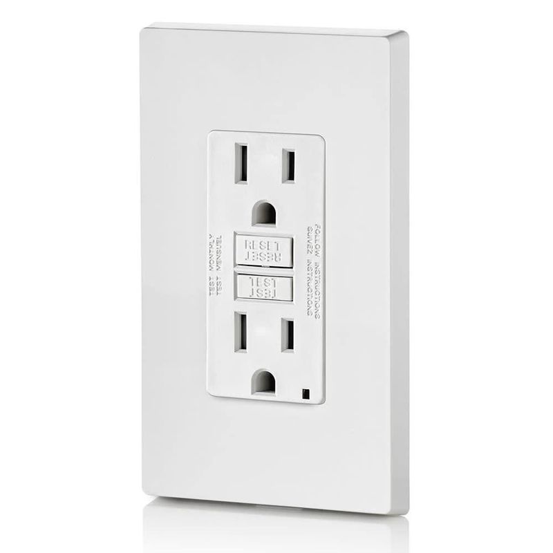 Toma eléctrica Leviton Smartlockpro GFCI 15A 125V Blanca