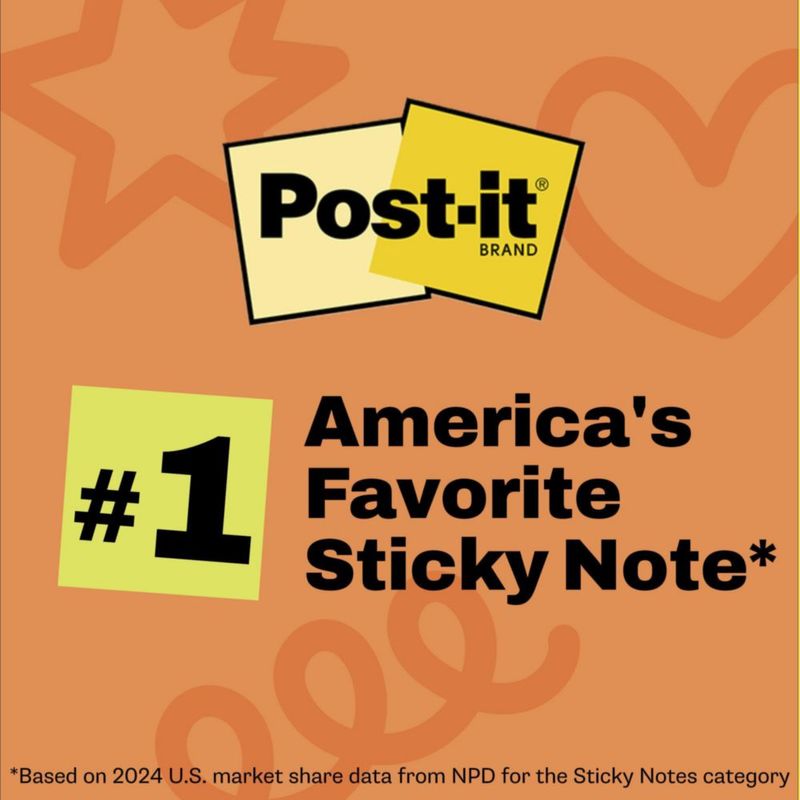 Post-it Notas adhesivas 8 cm 18 blocs de 100 hojas cada uno