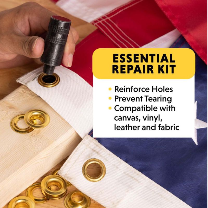 Kit de Herramientas para Ojales de Latón 13 mm 12 Piezas – General Tools